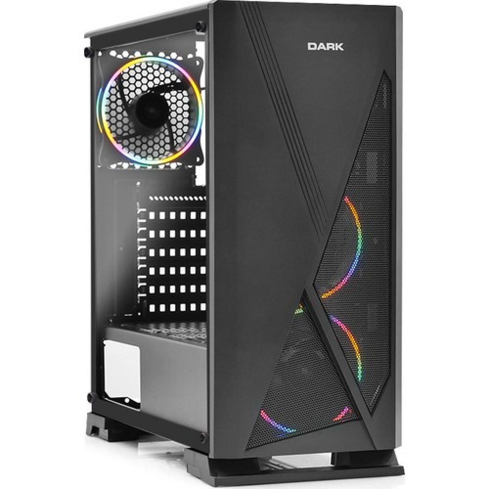 Dark Raider 3X12cm Rgb Fanlı, Tempered Glass Cam Panel, Usb 3.0 Bilgisayar Kasası