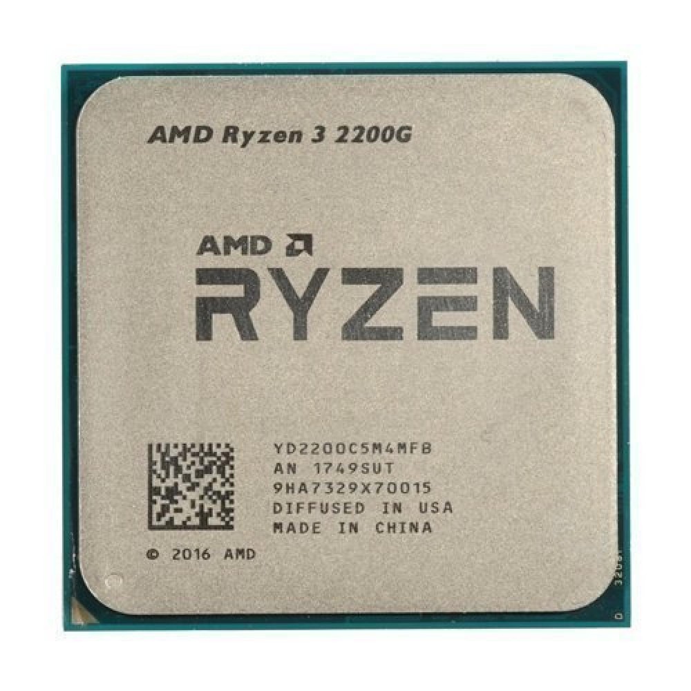 Amd Ryzen 3 2200G 3.50 Ghz 4 Çekirdek 6Mb Am4 14Nm İşlemci (Tray,Fansız)