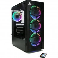 Performax Inferno Tempered Cam Rgb 650W 80+Bronze Midi Tower Bilgisayar Kasası Siyah