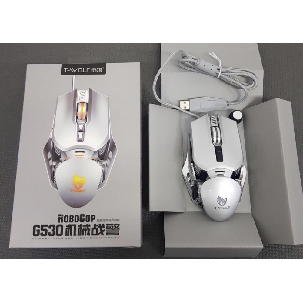 T-Wolf G530 Robocop Gaming Rgb Oyuncu Mouse