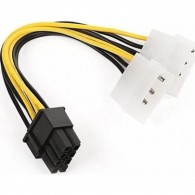 2X Molex To 8Pin Pcı-E 190Mm