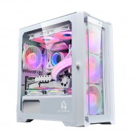 Game Master Beyaz Gaming Bilgisayar Kasası Rgb Kumandalı Gm-210K