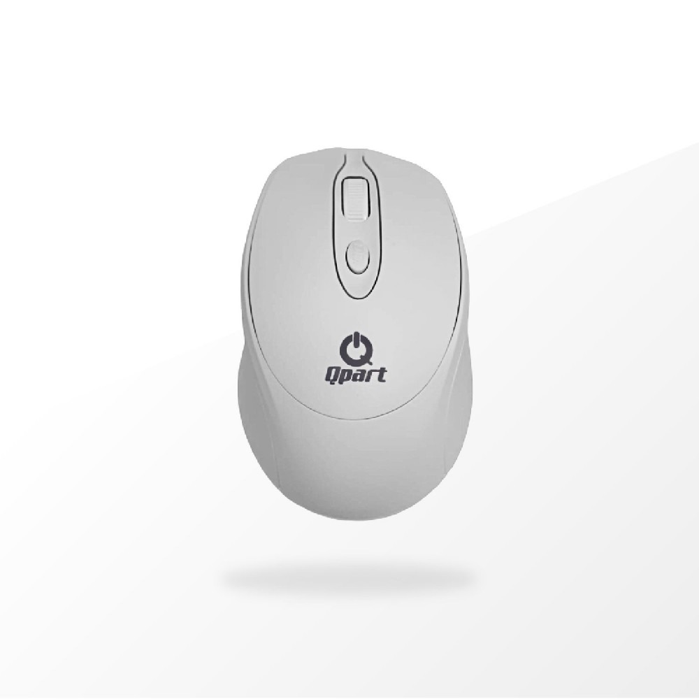 Qpart Qm-03W Wireless Ayarlanabilir Dpi Kablosuz Beyaz Mouse