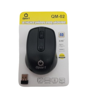 Qpart Qm-02 Wireless Siyah Kablosuz Mouse